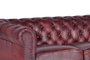 Giner y Colomer - Canapé Chester en cuir naturel marron 3 places - Patte 10 cm - Assise 54x54 cm - Hauteur d'assise 51 cm